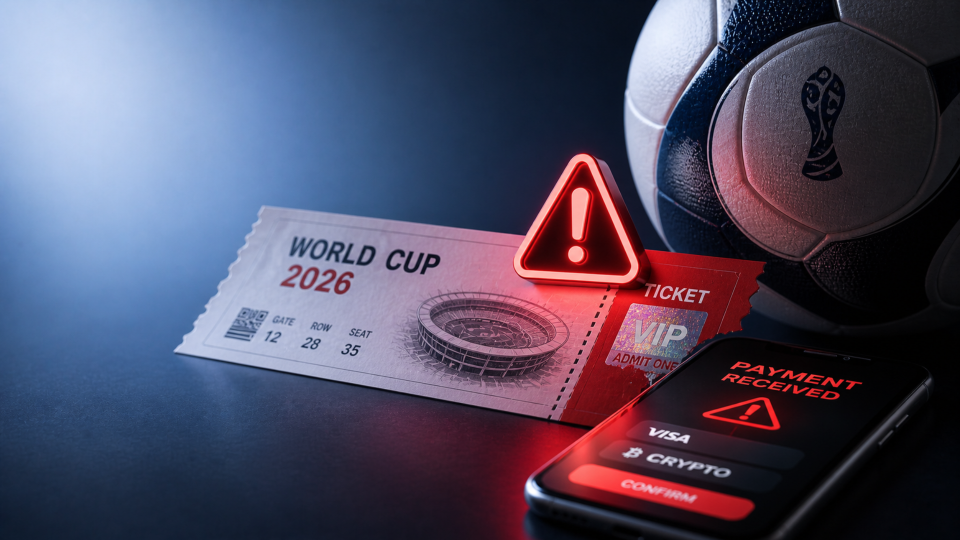 Scams target World Cup 2026 fans with fake tickets and crypto