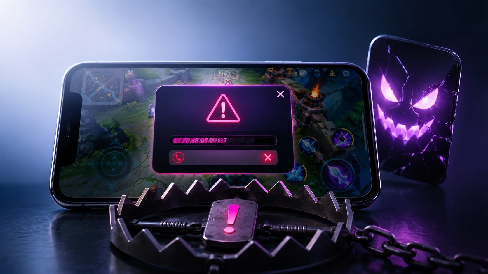 Fake virus alerts in mobile games push players to install malware